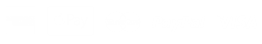 White Checkout Securely Badge Payment Icons